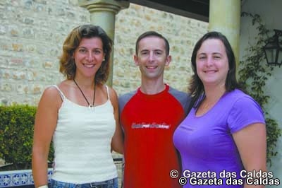 Cláudia Alves e professores de dança