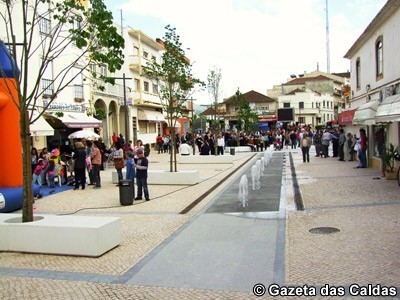 Obras de requalificação urbana inauguradas no Cadaval notícias das Caldas