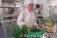 COZINHA DE AUTOR DA EHTO – Um menu silvestre foi a proposta de autor da jovem aveirense Cátia Andrade