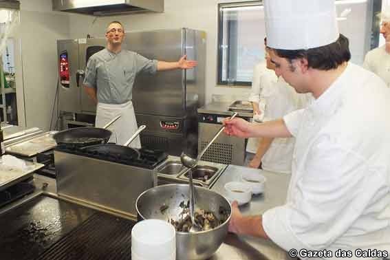 Chef francês preparou ementa especial com alunos da EHTO