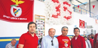 Benfiquistas na Mata do Porto Mouro