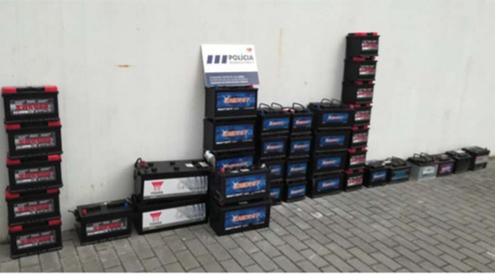 Baterias roubadas