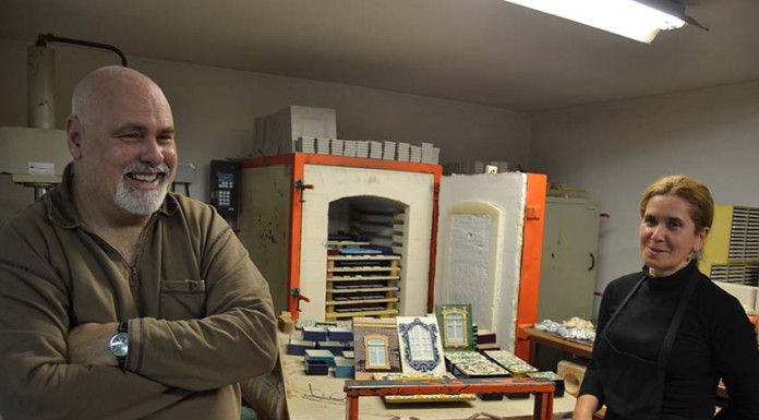 O casal de ceramistas