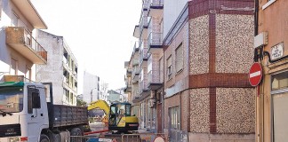 Obras de Santa Engrácia na rua Fonte do Pinheiro notícias das Caldas