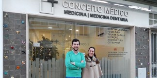 Augusto Aragão e Diana Morgado são caldenses e os dois sócios da clínica Conceito Médico
