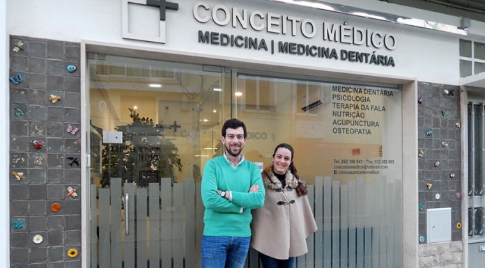 Augusto Aragão e Diana Morgado são caldenses e os dois sócios da clínica Conceito Médico