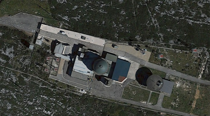 Estação de radar no topo da Serra de Montejunto