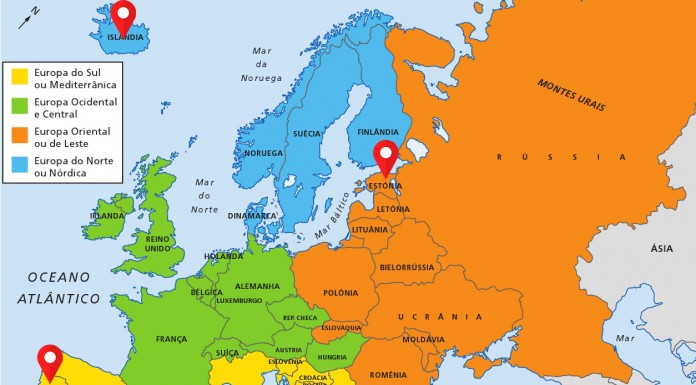 Mapa da Europa