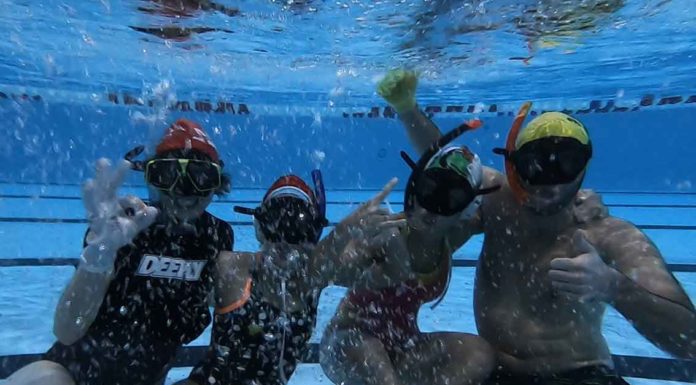 Novas modalidades na piscina de Óbidos