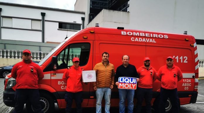 Bombeiros do Cadaval agradecem oferta de material