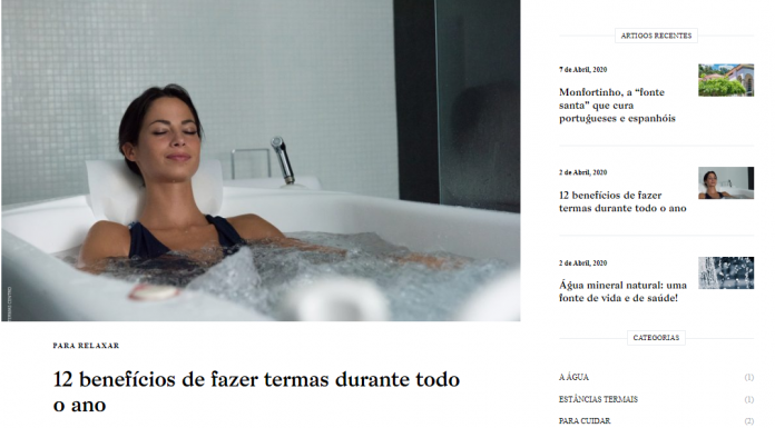 Termas Centro lançam blog e pensam na reabertura