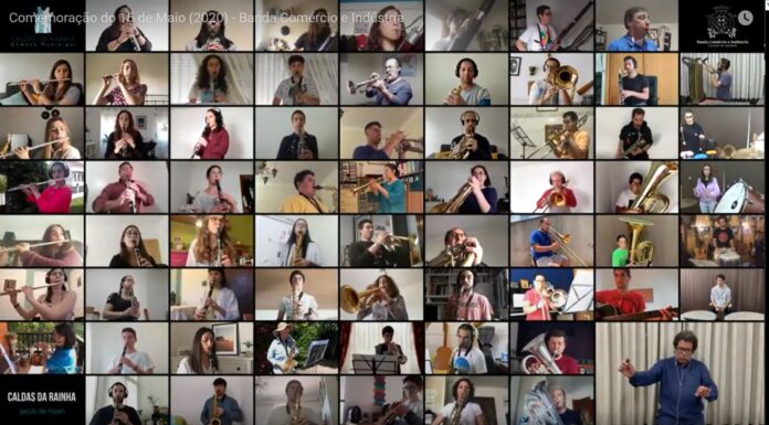 Banda Comércio e Indústria cumpriu a tradição com actuação online
