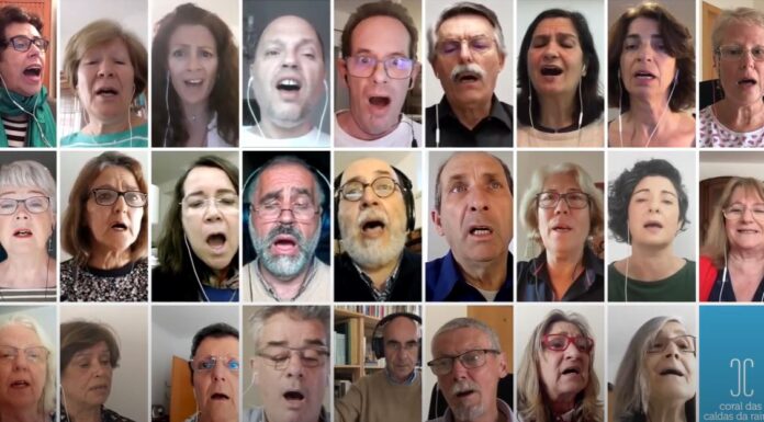 Grupo Coral das Caldas cantou para os caldenses