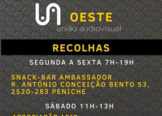 Recolha de bens alimentares para profissionais dos audiovisuais nos Silos