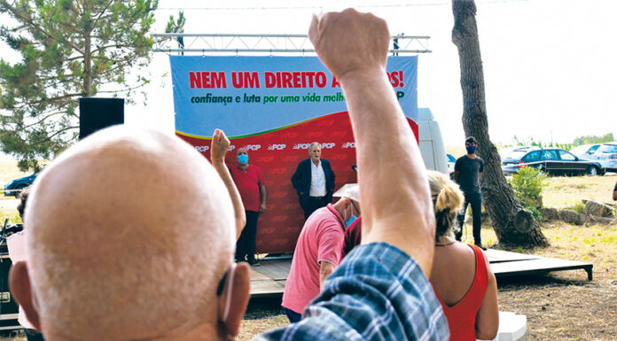 Festa de Verão do PCP com Jerónimo na Foz do Arelho manteve-se, mas foi adaptada aos tempos de pandemia