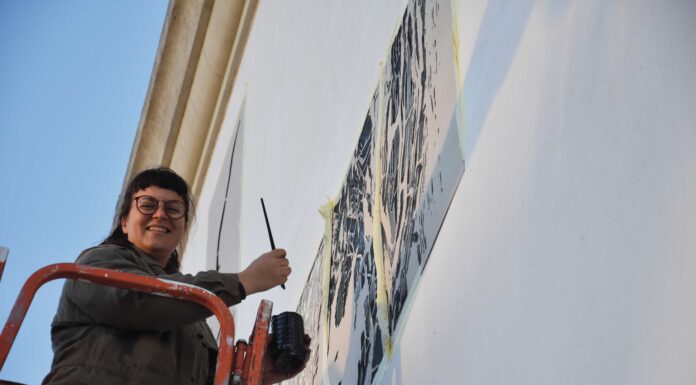 Filipa Morgado lançou serigrafia dedicada ao mestre Ferreira da Silva