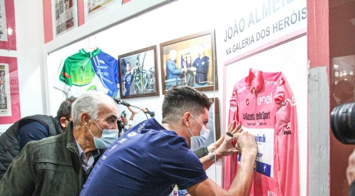 João Almeida já está na galeria dos heróis do Museu de Ciclismo