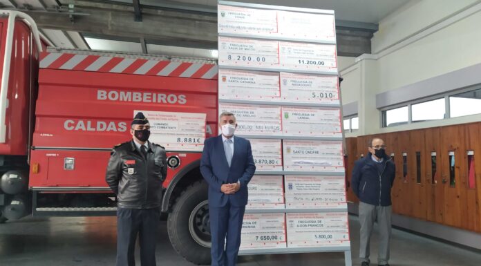 Peditório dos bombeiros rendeu verba recorde de 138 mil euros