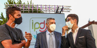 O presidente da Câmara das Caldas desejou boa sorte em nome dos caldenses a João Pereira e João Almeida