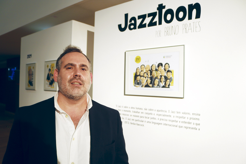 Cartoons do Caldas nice Jazz em exposição