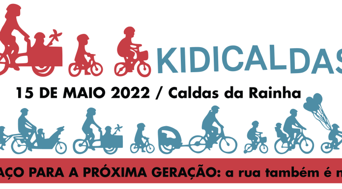 Caldas adere à Kidical Mass com passeio de bicicletas a 15 de maio