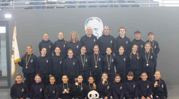 Ginástica: Onze títulos e 26 pódios para o Acrotramp em Leiria