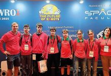 Alunos da Raul Proença medalhados nas Olimpíadas da Robótica fotoestudantesrobotica