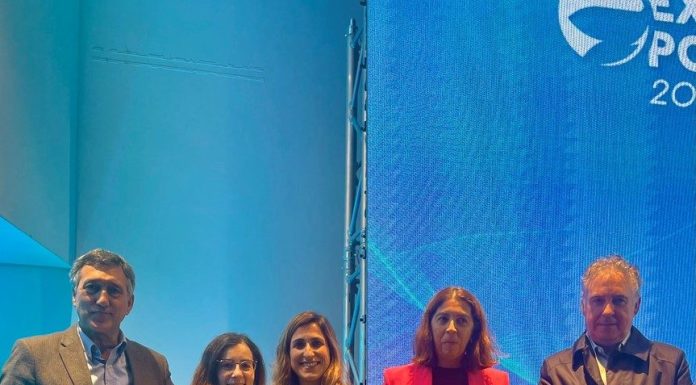 Receção de prémio na Expo Fish Portugal 2023.