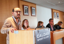 Rodrigo Amaro reeleito no Caldas SC com 95,3% dos votos